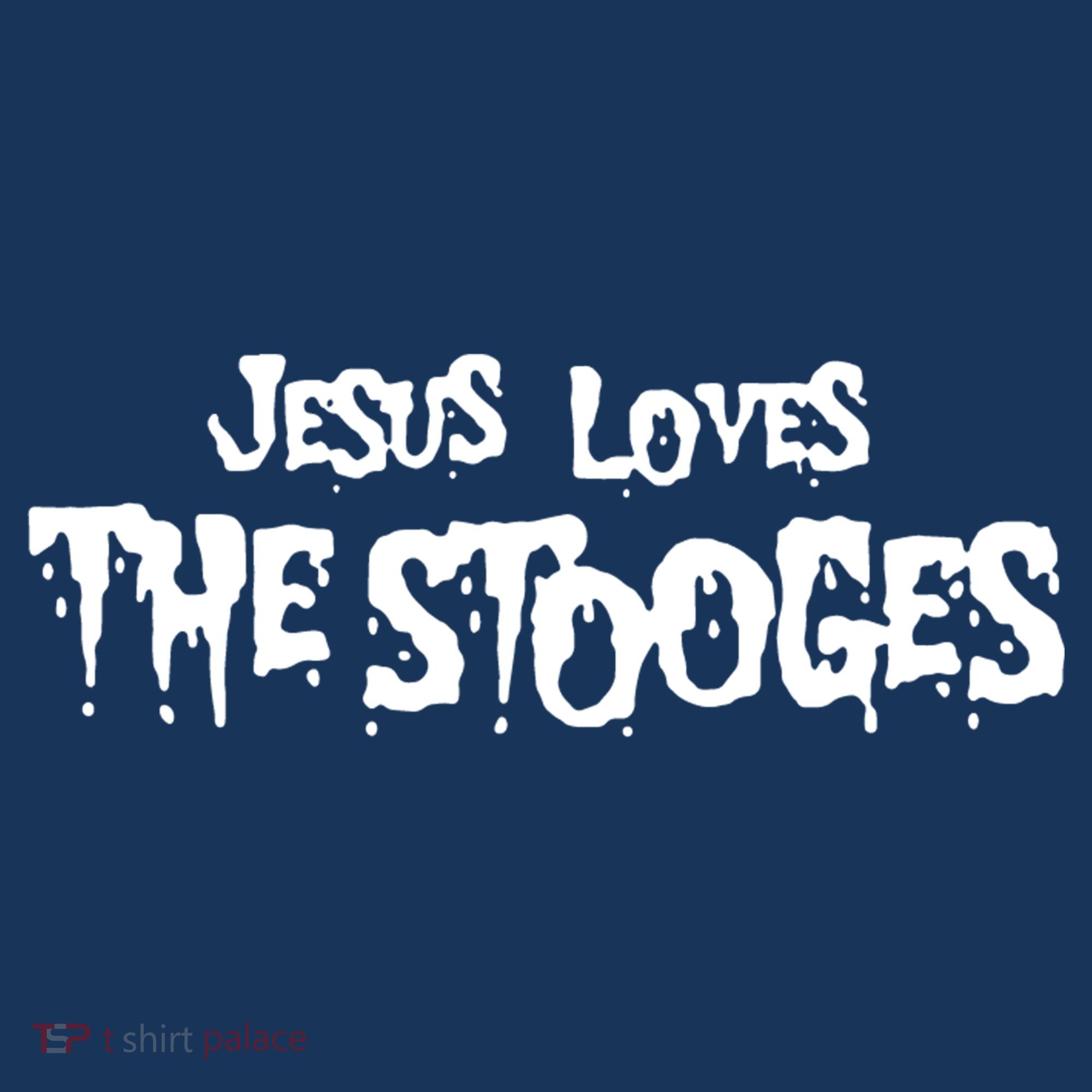 Jesus Loves The Stooges Women's Hoodie