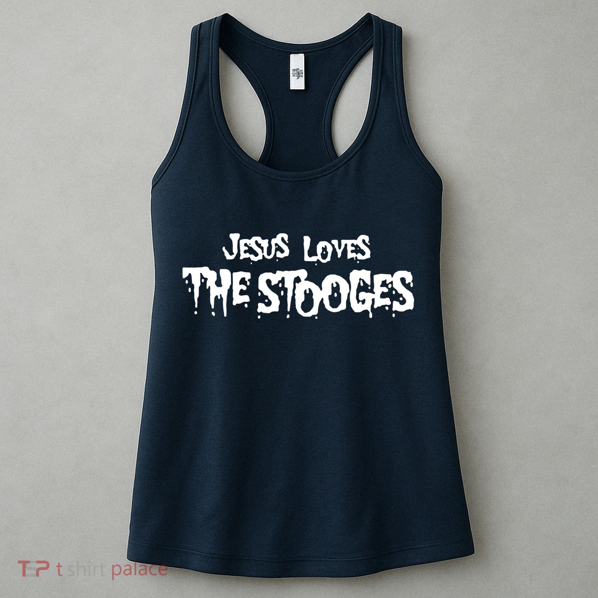 Jesus Loves The Stooges Women's Tank Top