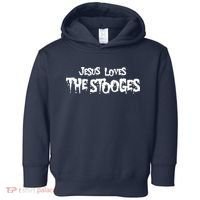 Jesus Loves The Stooges Toddler Hoodie thumb 0