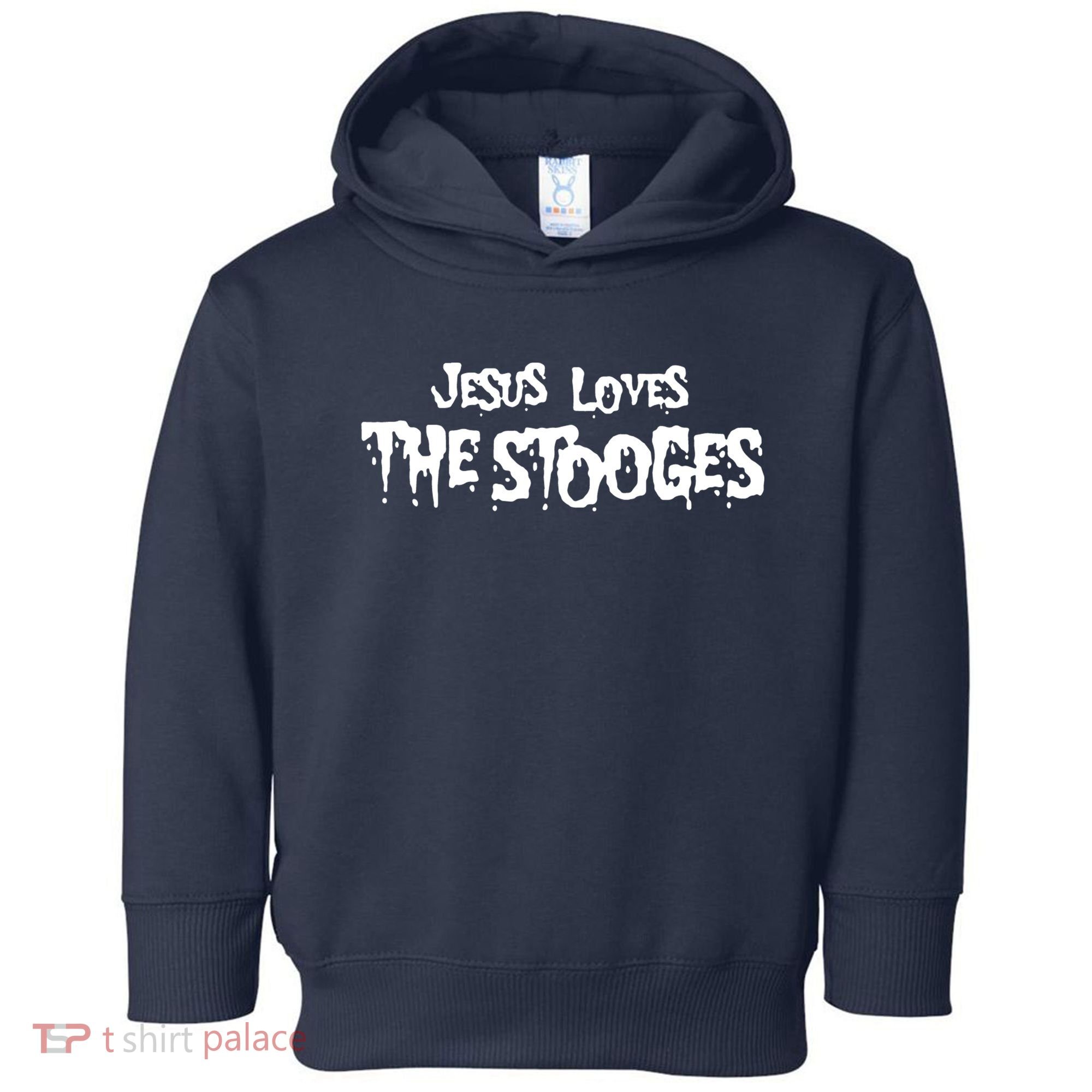 Jesus Loves The Stooges Toddler Hoodie