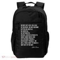 John Lewis Tee Get In Good Necessary Trouble Social Justice Backpack thumb 0