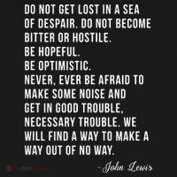 John Lewis Tee Get In Good Necessary Trouble Social Justice Coaster thumb 2