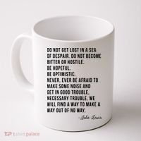 John Lewis Tee Get In Good Necessary Trouble Social Justice Coffee Mug thumb 0