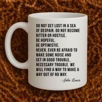 John Lewis Tee Get In Good Necessary Trouble Social Justice Coffee Mug thumb 2