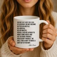 John Lewis Tee Get In Good Necessary Trouble Social Justice Coffee Mug thumb 3