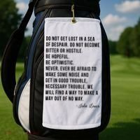 John Lewis Tee Get In Good Necessary Trouble Social Justice Golf Towel thumb 2