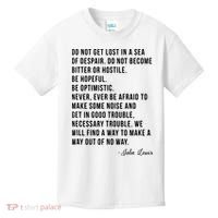 John Lewis Tee Get In Good Necessary Trouble Social Justice Kids T-Shirt thumb 0