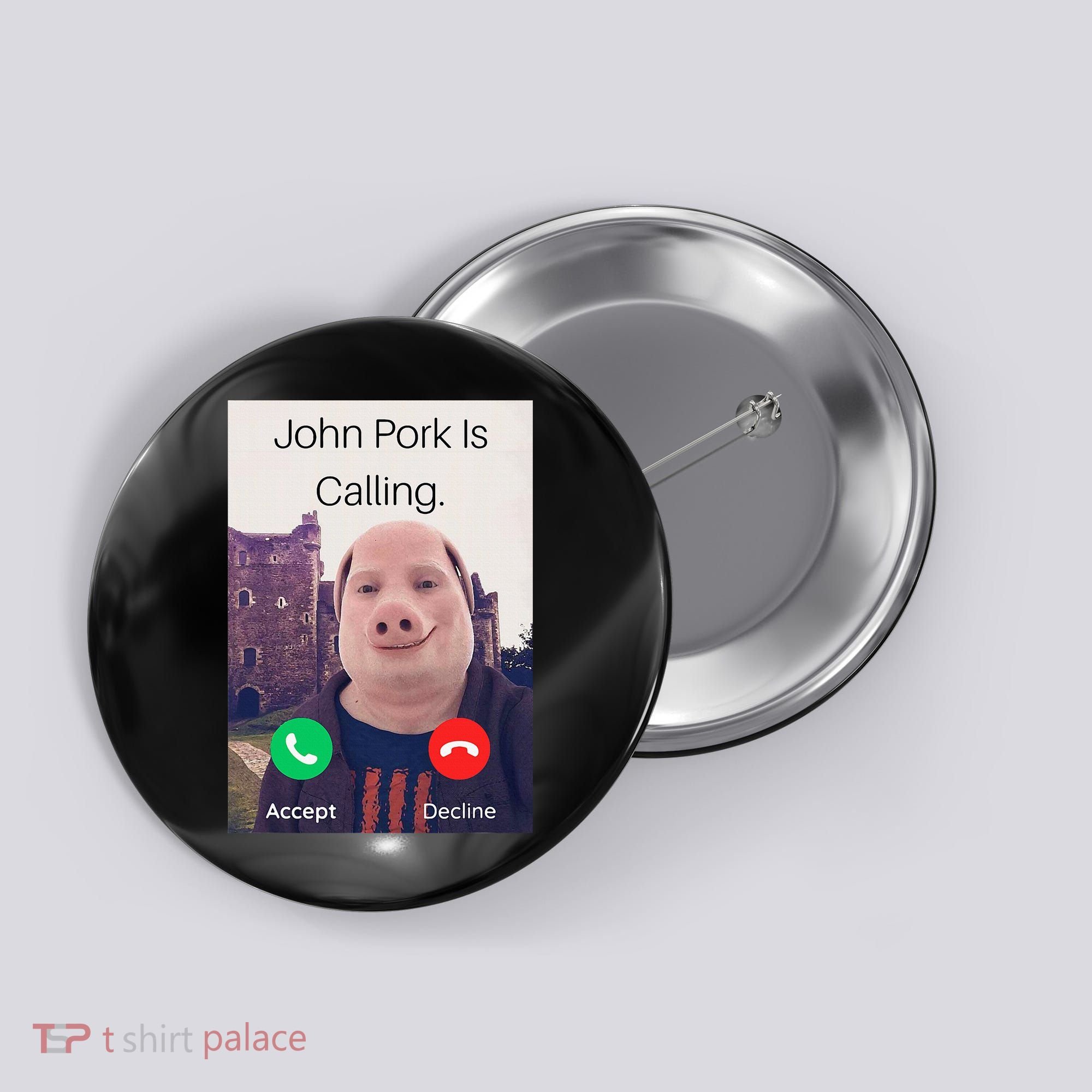 John Pork Is Calling Fuuny Answer Call Phone  Button