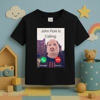 John Pork Is Calling Fuuny Answer Call Phone  Toddler T-Shirt thumb 3