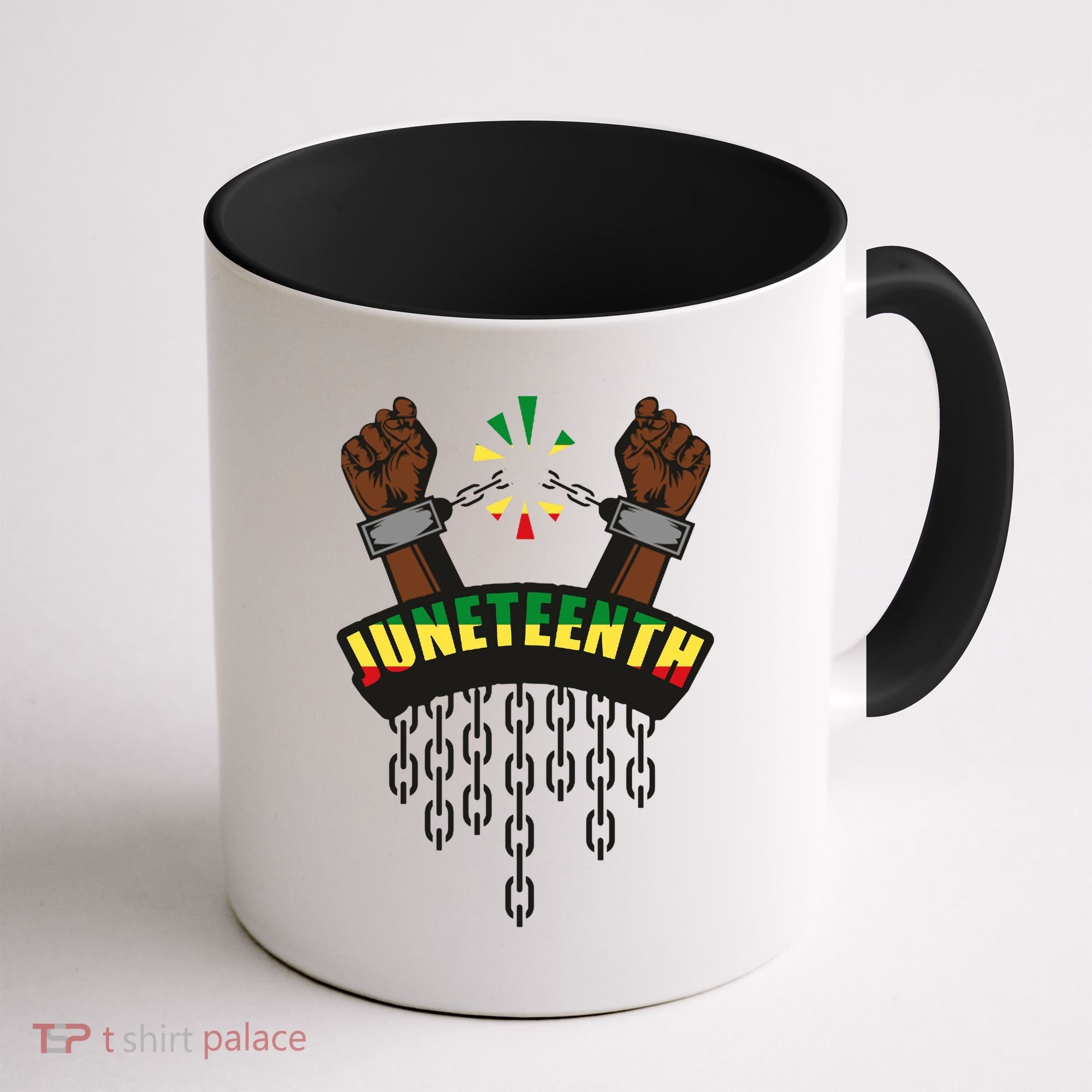 Juneteenth Locked Up Hands Freedom Coffee Mug