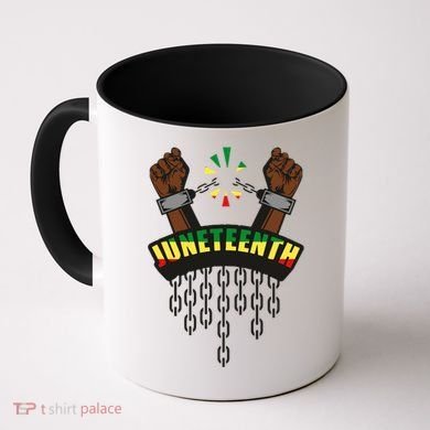 Juneteenth Locked Up Hands Freedom Coffee Mug