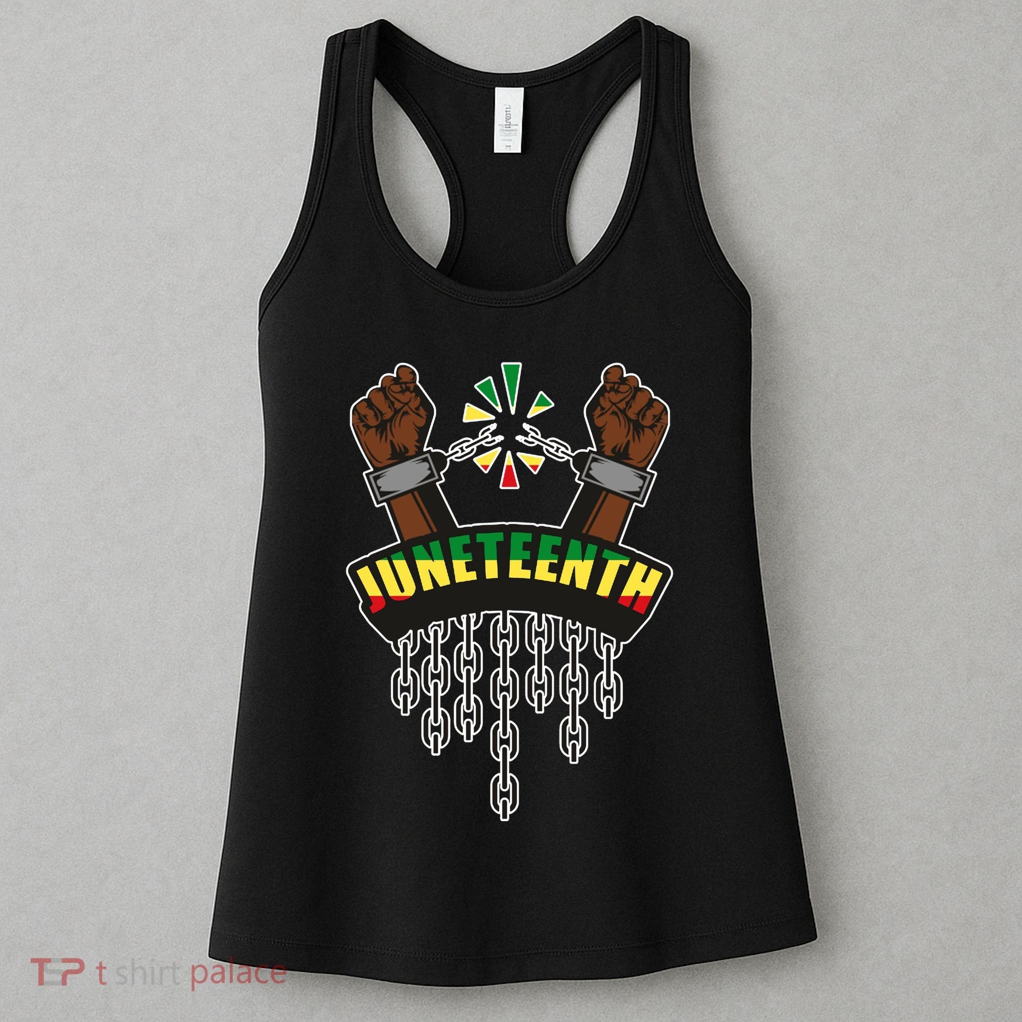 Juneteenth Locked Up Hands Freedom Women's Tank Top