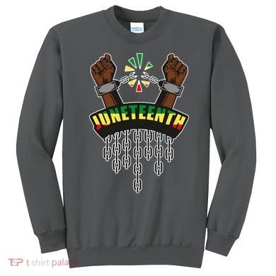 Juneteenth Locked Up Hands Freedom Sweatshirt
