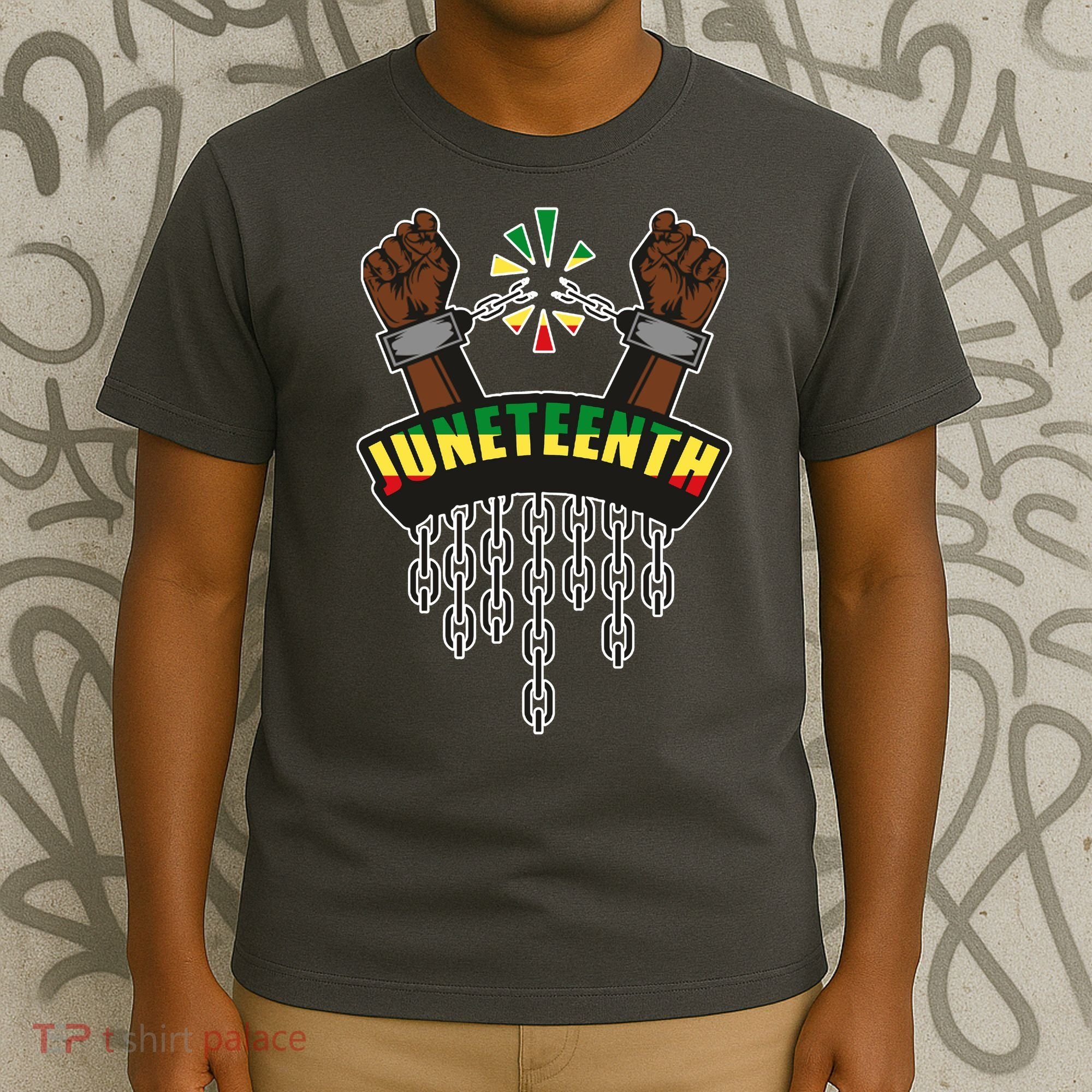 Juneteenth Locked Up Hands Freedom T-Shirt