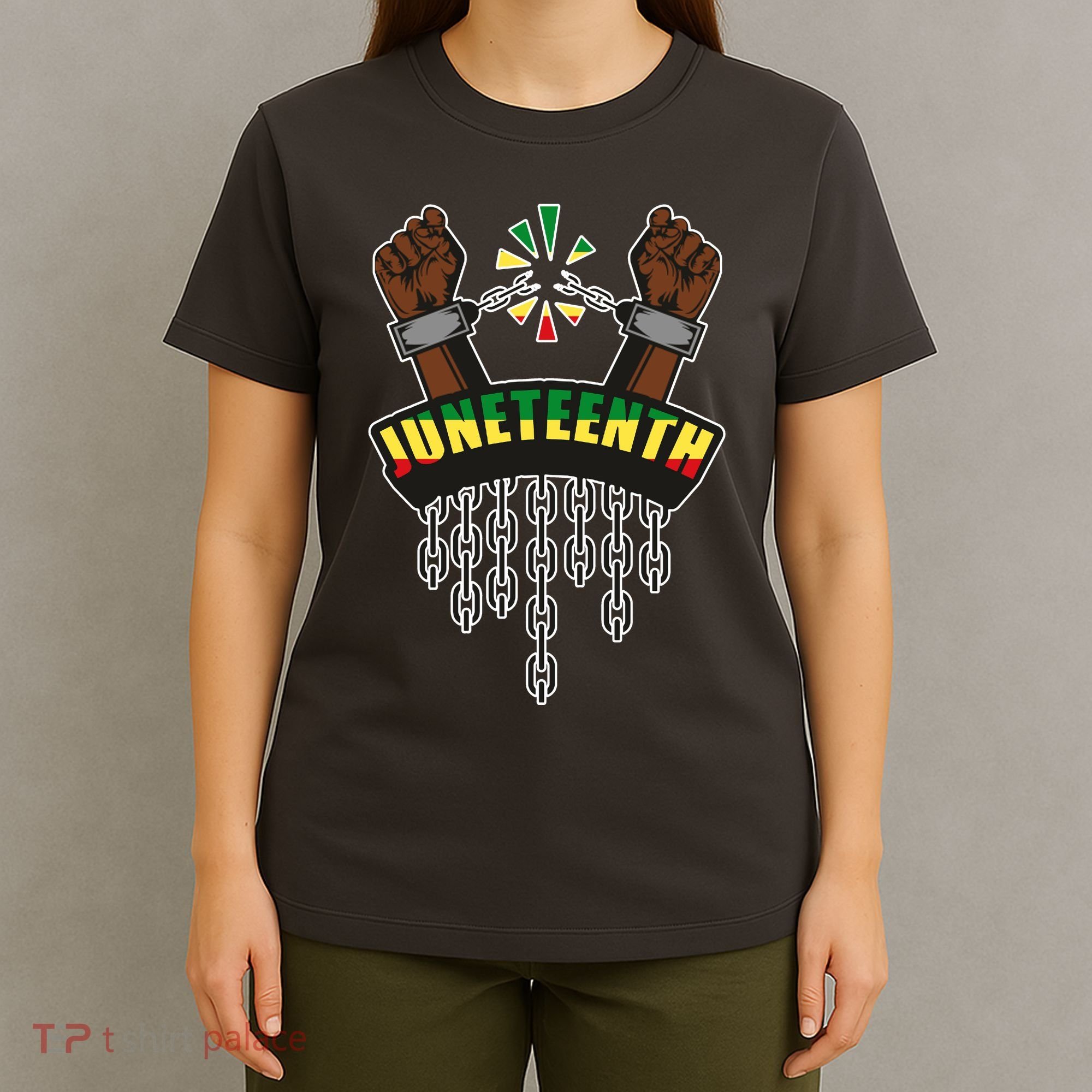 Juneteenth Locked Up Hands Freedom T-Shirt