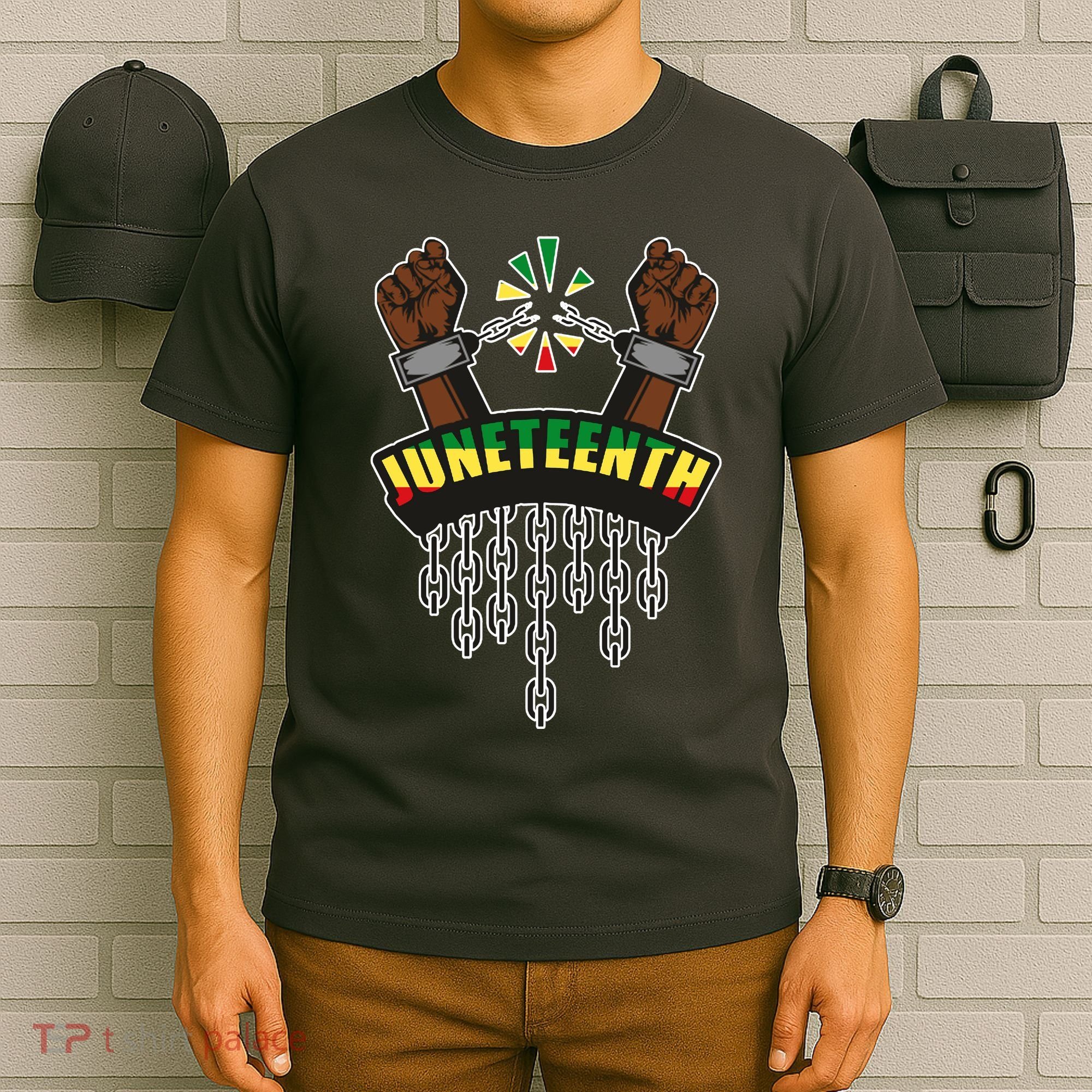 Juneteenth Locked Up Hands Freedom T-Shirt