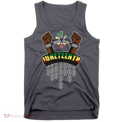 Juneteenth Locked Up Hands Freedom Tank Top