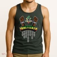 Juneteenth Locked Up Hands Freedom Tank Top thumb 3