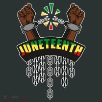 Juneteenth Locked Up Hands Freedom Women's Long Sleeve Shirt thumb 2