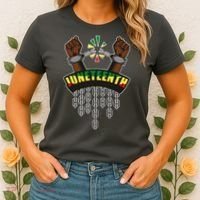 Juneteenth Locked Up Hands Freedom Women's T-Shirt thumb 2