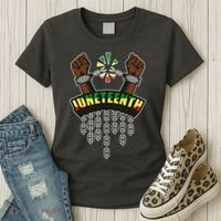 Juneteenth Locked Up Hands Freedom Women's T-Shirt thumb 3
