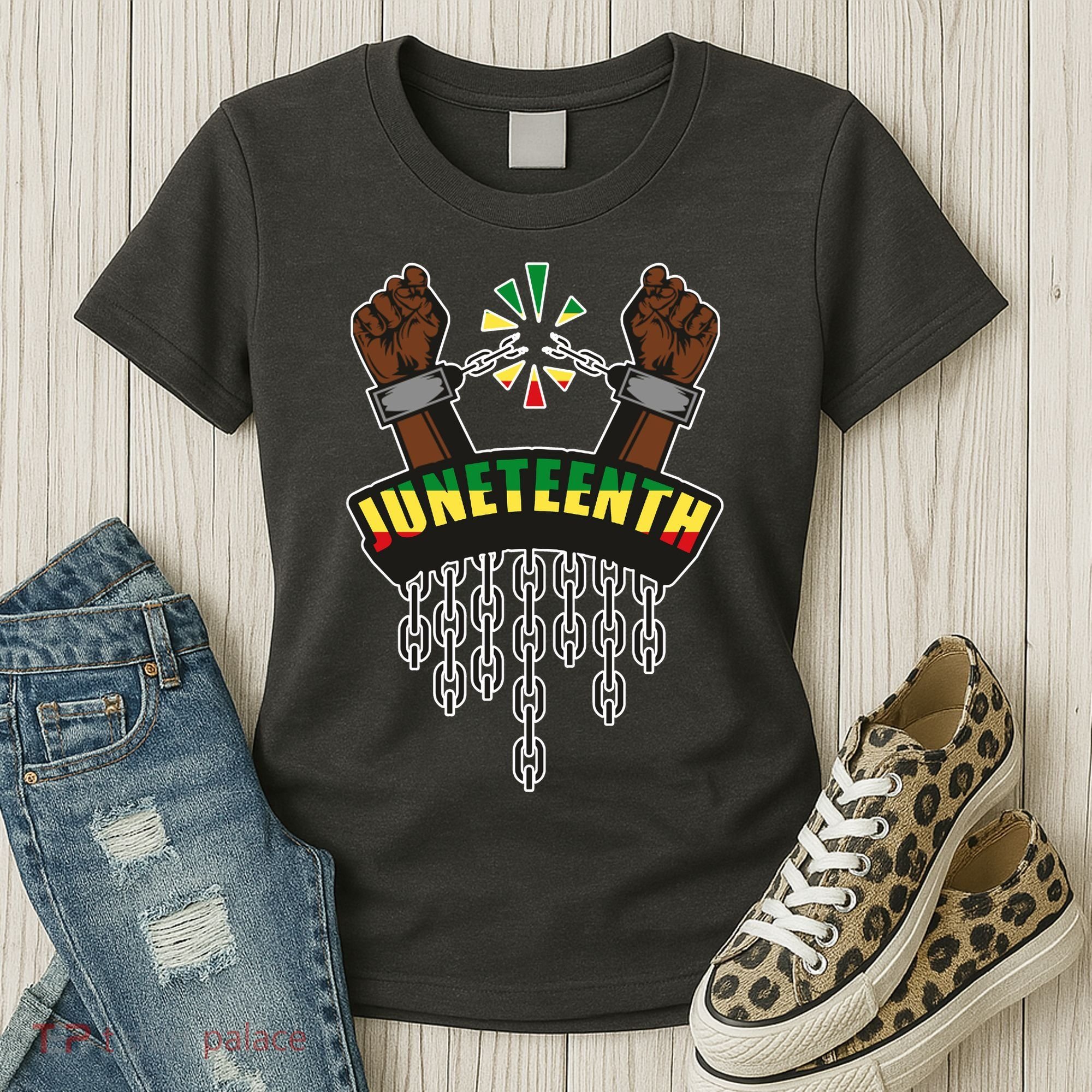 Juneteenth Locked Up Hands Freedom Women's T-Shirt