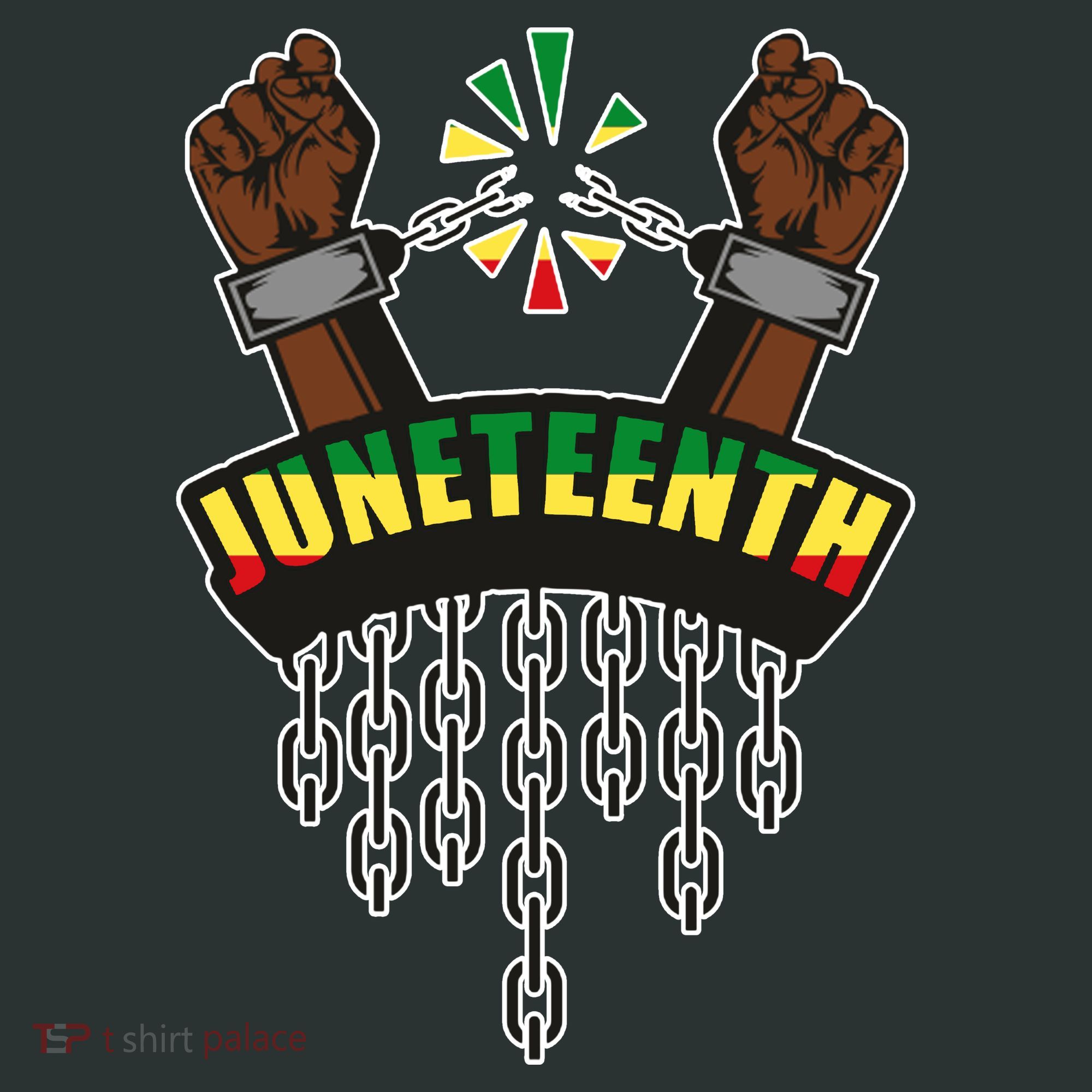 Juneteenth Locked Up Hands Freedom Women's T-Shirt