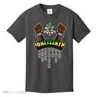 Juneteenth Locked Up Hands Freedom Kids T-Shirt thumb 0