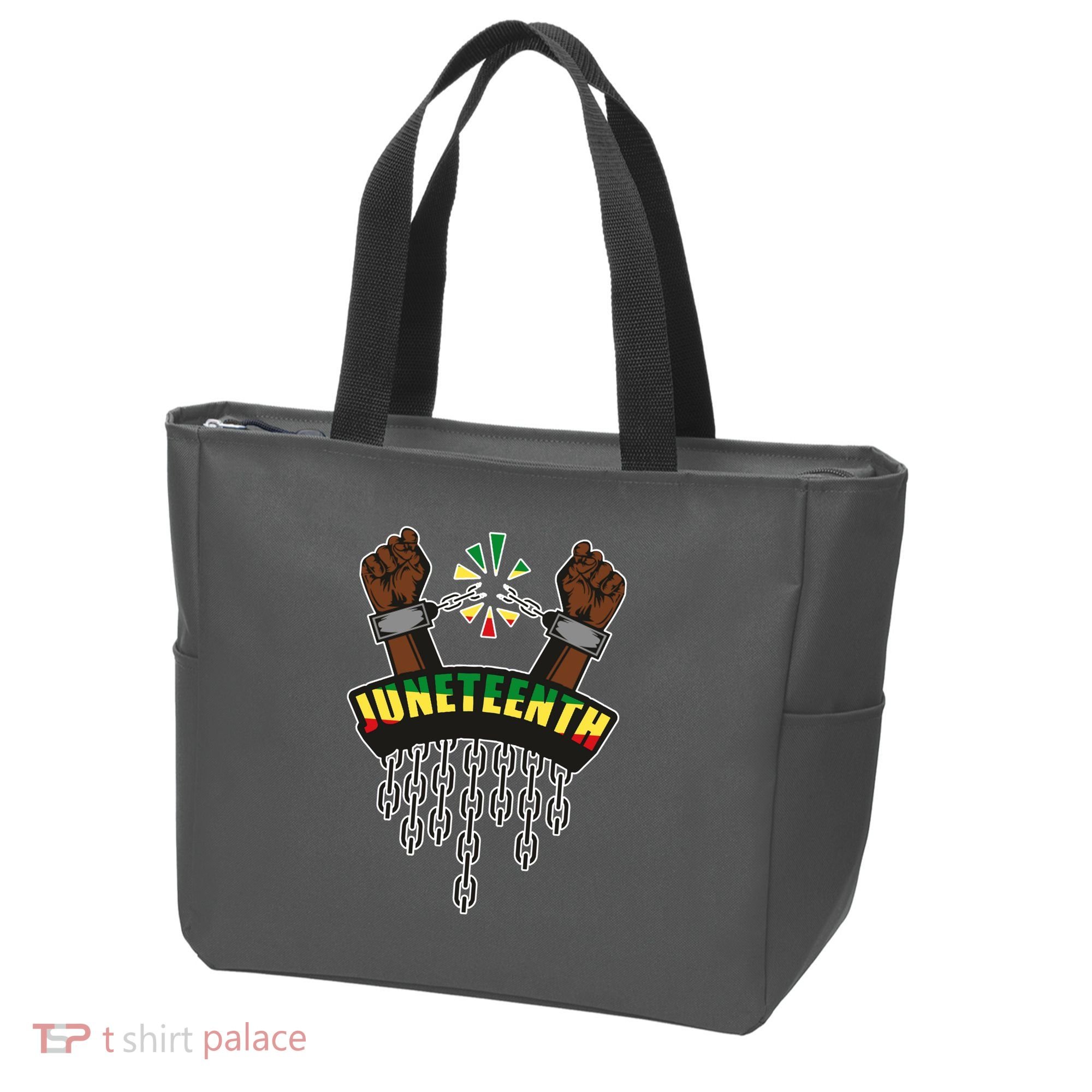 Juneteenth Locked Up Hands Freedom Tote Bag