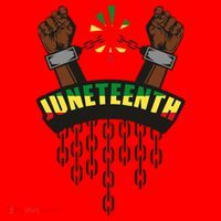 Juneteenth Locked Up Hands Freedom Santa Hat thumb 1