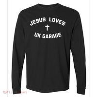 Jesus Loves UK Garage Comfort Colors Heavyweight Long Sleeve T-Shirt thumb 0