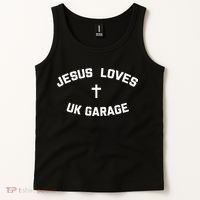 Jesus Loves UK Garage Tank Top thumb 2