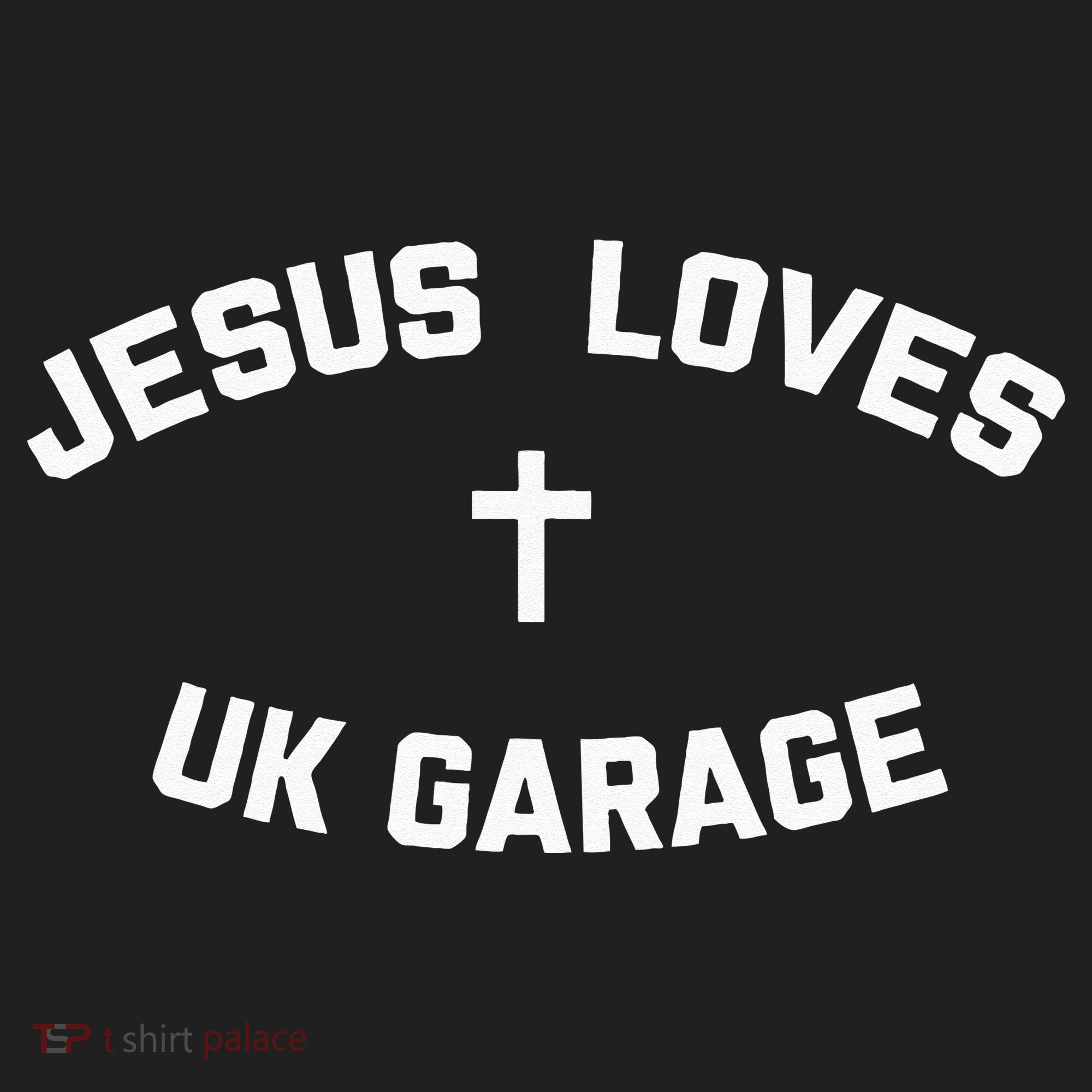 Jesus Loves UK Garage Golf Towel
