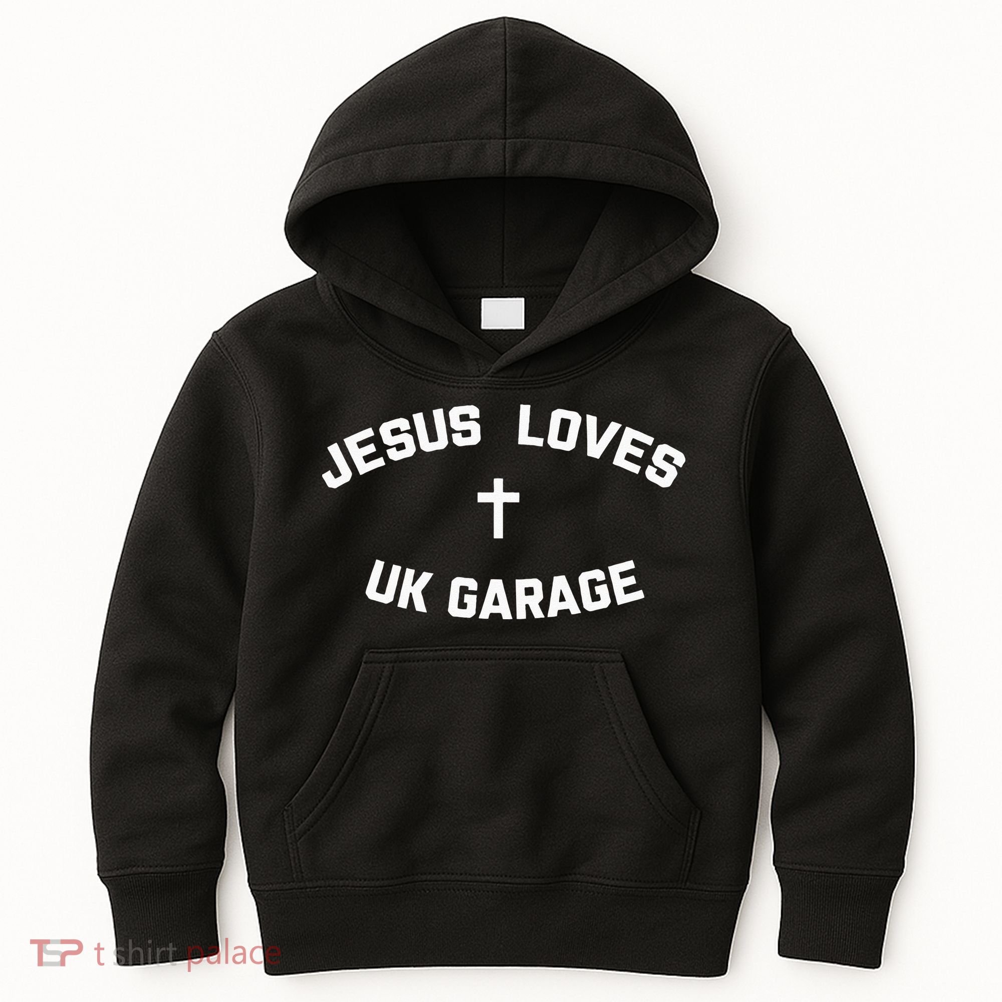 Jesus Loves UK Garage Kids Hoodie