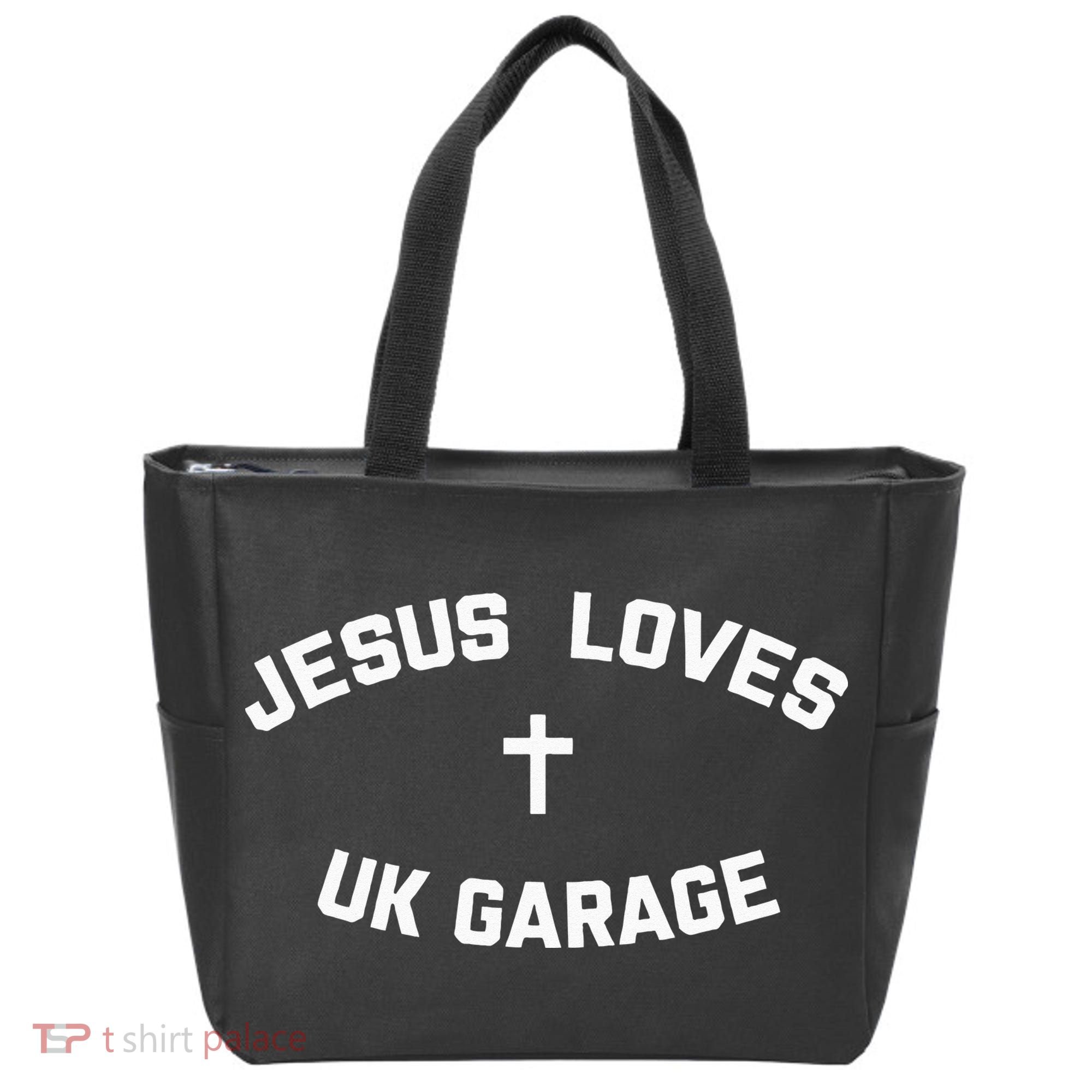 Jesus Loves UK Garage Tote Bag