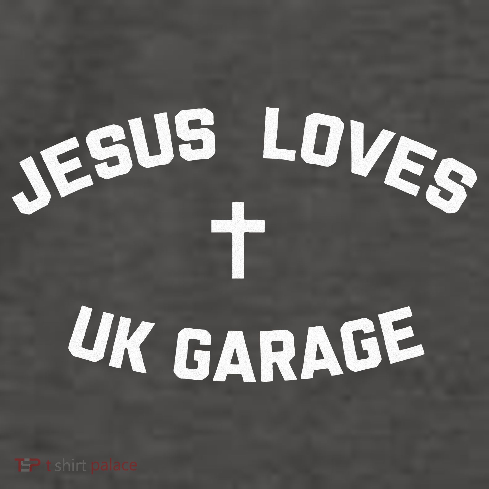 Jesus Loves UK Garage Vector Backpack