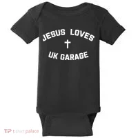 Jesus Loves UK Garage Baby Bodysuit thumb 0