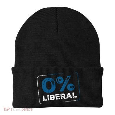 Wearing 0% Liberal Beanie