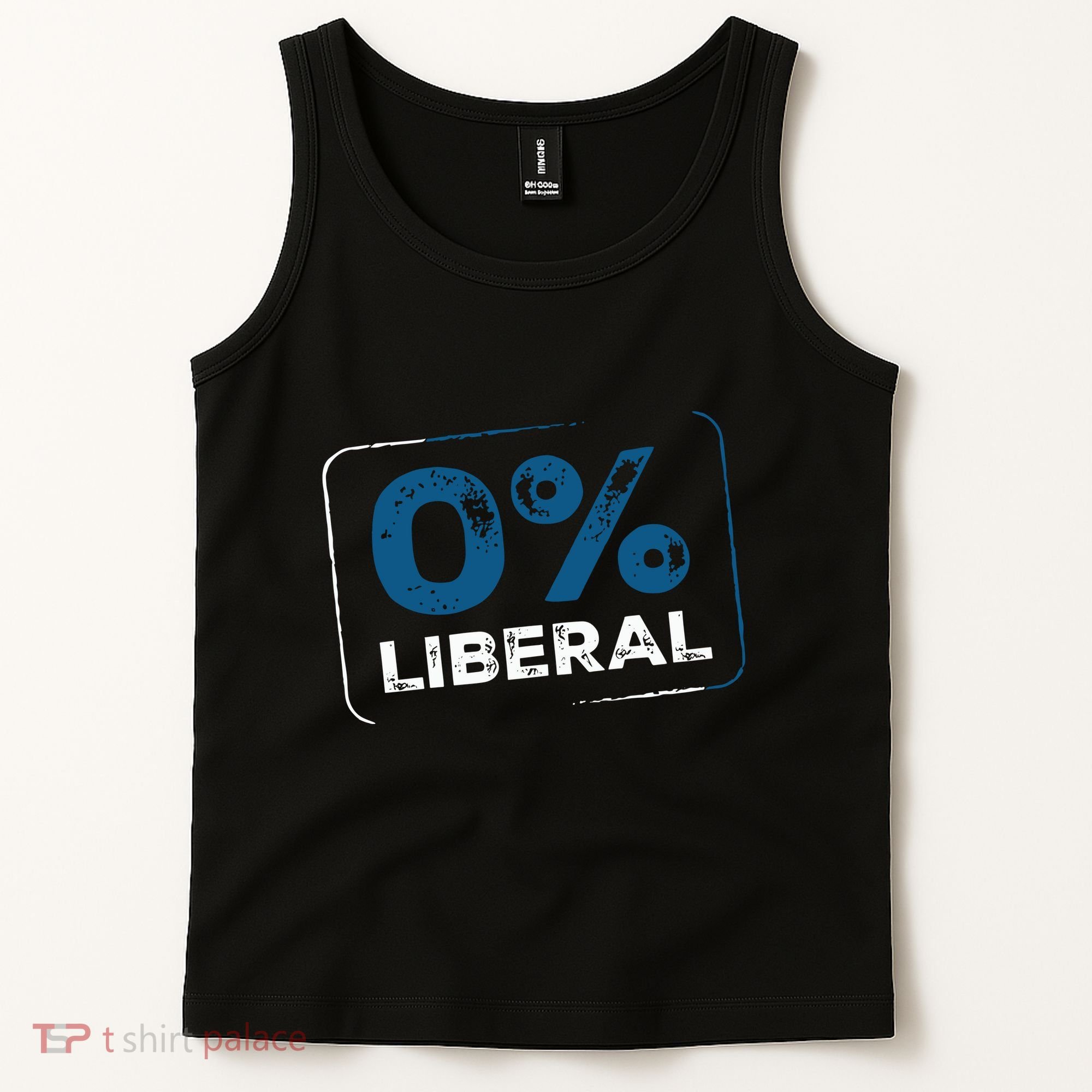 Wearing 0% Liberal Tank Top