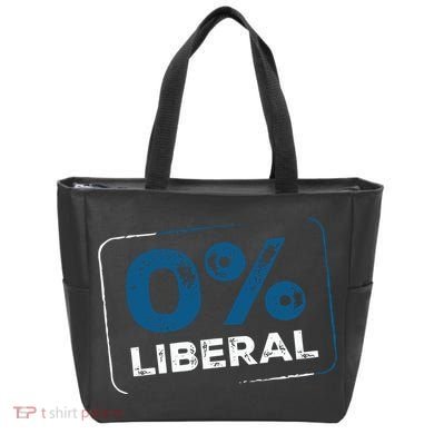 Wearing 0% Liberal Tote Bag