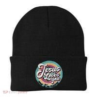 Jesus Loves You And Im Trying Beanie thumb 0