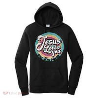 Jesus Loves You And Im Trying Women's Hoodie thumb 0