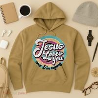Jesus Loves You And Im Trying Hoodie thumb 3
