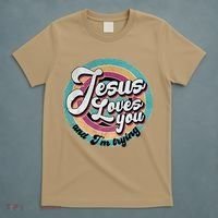 Jesus Loves You And Im Trying T-Shirt thumb 5