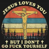 Jesus Loves You But I Don't Go Fuck Yourself Women's Tank Top thumb 5