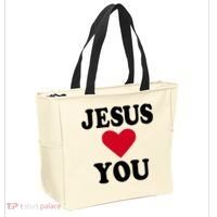 Jesus Loves You Tote Bag thumb 2