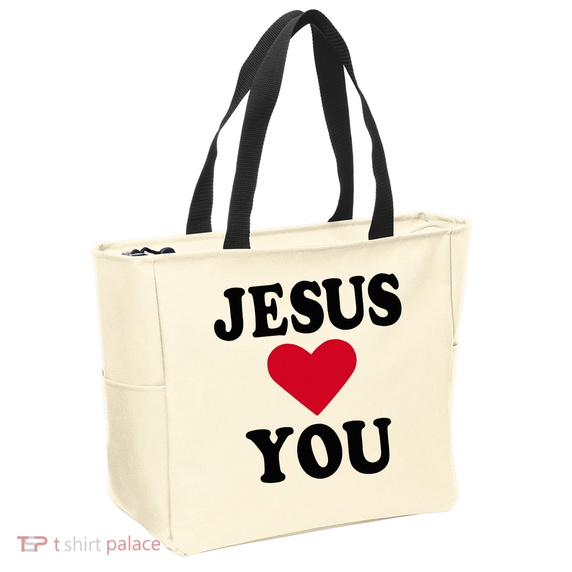 Jesus Loves You Tote Bag