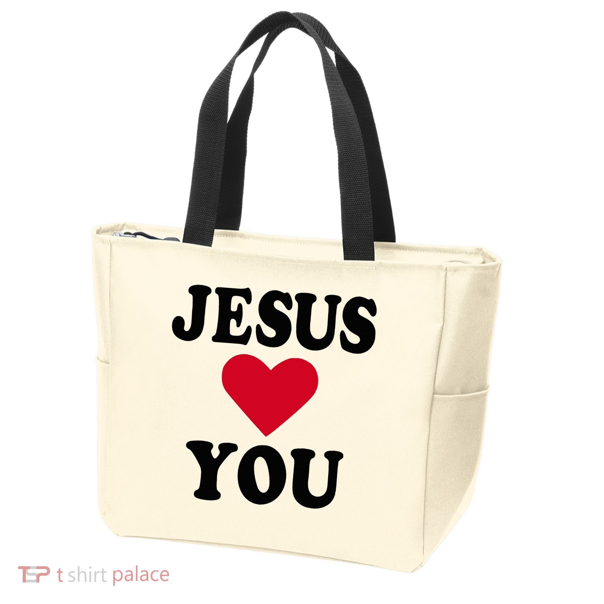 Jesus Loves You Tote Bag
