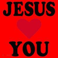 Jesus Loves You Santa Hat thumb 1