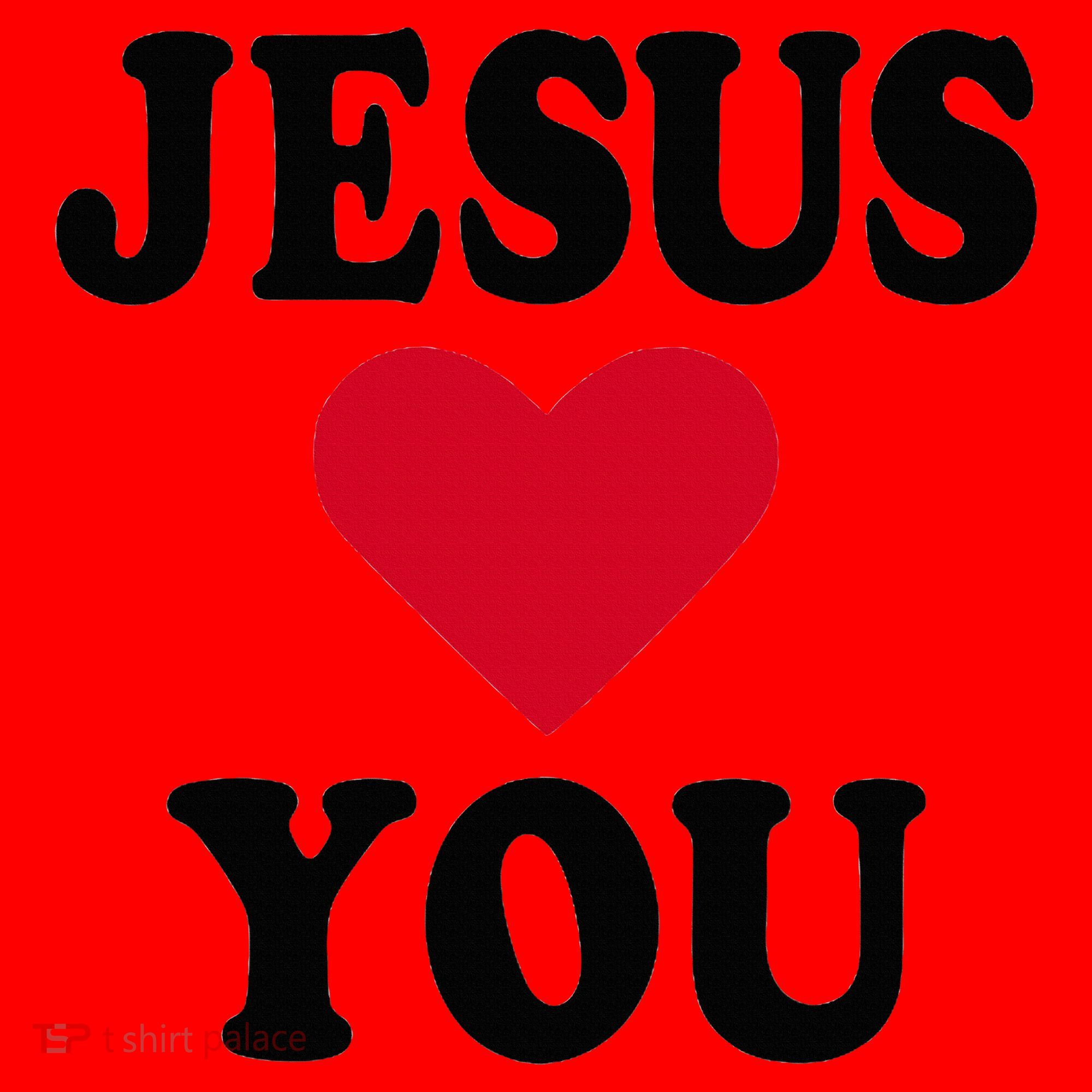 Jesus Loves You Santa Hat